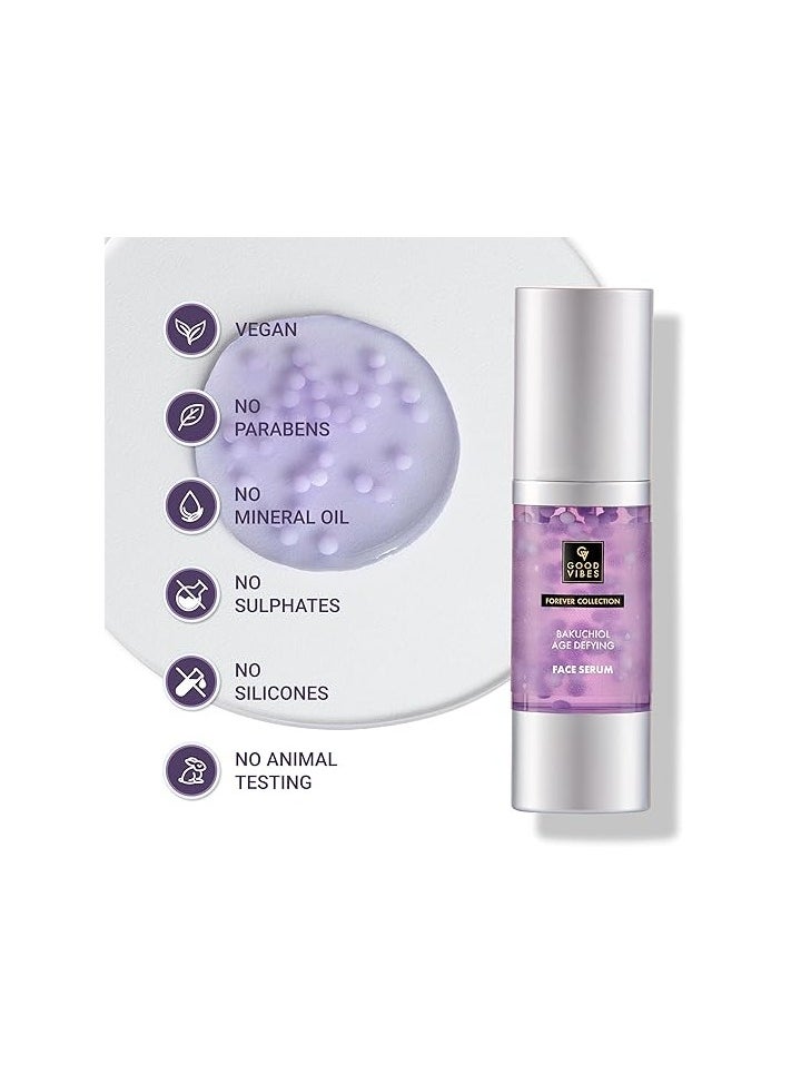 Good Vibes good vibes Bakuchiol Age Defying Face Serum - Help Reduce Fine Lines, Provides Youthful Radiance and Intense Nourishment - Sulphates and Parabens Free - 30 ml  - Image 5
