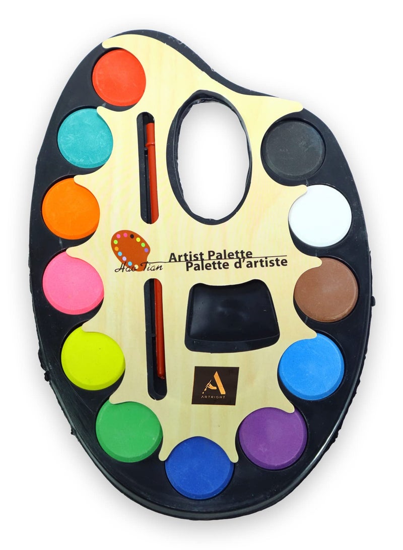 مجموعه من 8 قطع جبس للتلوين مع الوان - Image 2