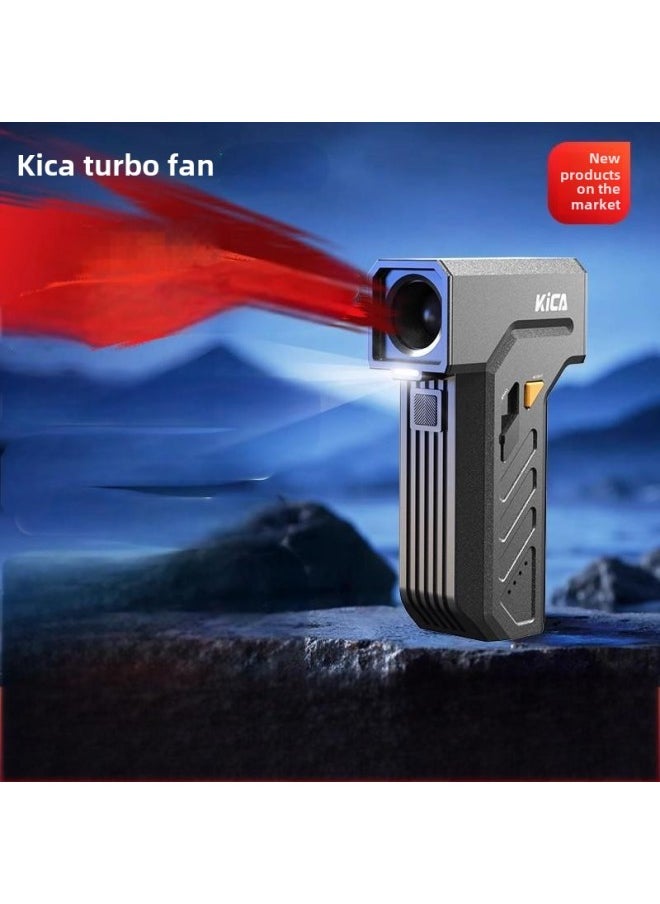 Generic [Product] Kica Turbo Fan Hurricane Edition Fan Outdoor Dust Blower And Snow Blower Photography And Imaging-Color:[black] Kica Turbo Fan  - Image 1