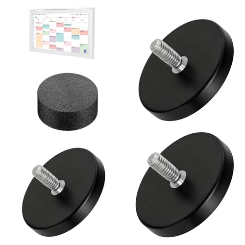 OIEKUN Magnetic Fridge Mount for Skylight Calendar 15 inch, Fridge Calendar Magnet,with 3 Neodymium Magnets and 1 Foam Pad,Rubber Surface Coating to Prevent Scratches Skylight Calendar Stand - Image 1