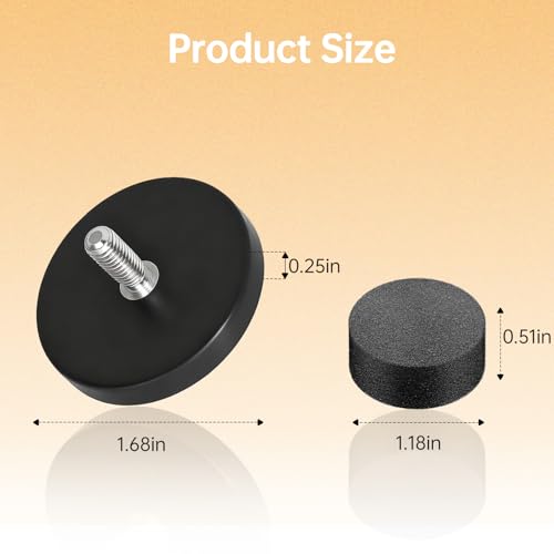 OIEKUN Magnetic Fridge Mount for Skylight Calendar 15 inch, Fridge Calendar Magnet,with 3 Neodymium Magnets and 1 Foam Pad,Rubber Surface Coating to Prevent Scratches Skylight Calendar Stand - Image 2