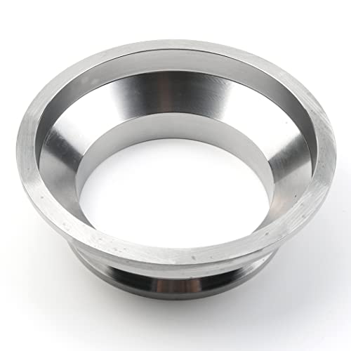Jetuplusllc 3" to 4" Steel Exhaust V-band ADAPTER vband V Band 3.0 adaptor Flange CNC 3in 4 - Image 4