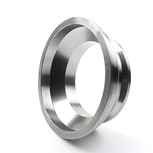 Jetuplusllc 3" to 4" Steel Exhaust V-band ADAPTER vband V Band 3.0 adaptor Flange CNC 3in 4 - Image 2