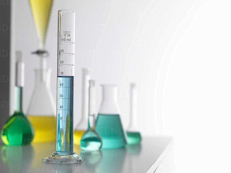 SPYLX Borosilicate 33 Glass Measuring Cylinder 1000 ml 2000 ml with Graduation Marks Set of 2 Measuring Cylinders - Image 3