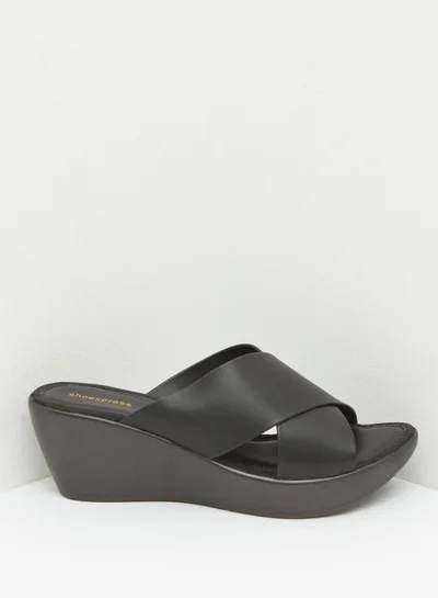 shoexpress Byra Cross Strap Wedge Sandals