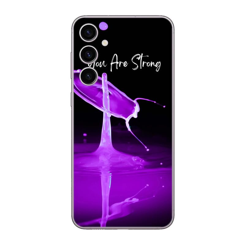 FCS Printed Designer Vinyl Mobile Back Skin Sticker for Samsung Galaxy A34 (Water Color -61) - Image 1