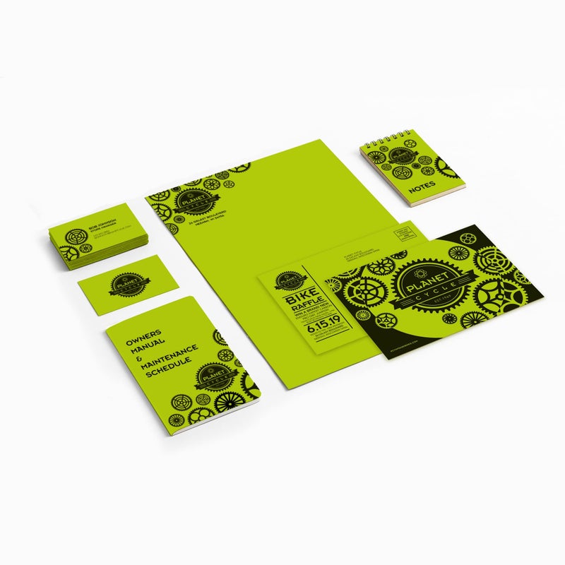 Neenah Astrobrights® Color Card Stock, 8 1/2" x 11", FSC® Certified, 65 Lb, Terra Green™, Pack Of 250 Sheets - Image 4