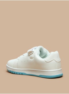 Kappa Girls' Star Print Sneakers with Hook and Loop Closure  - Image 2