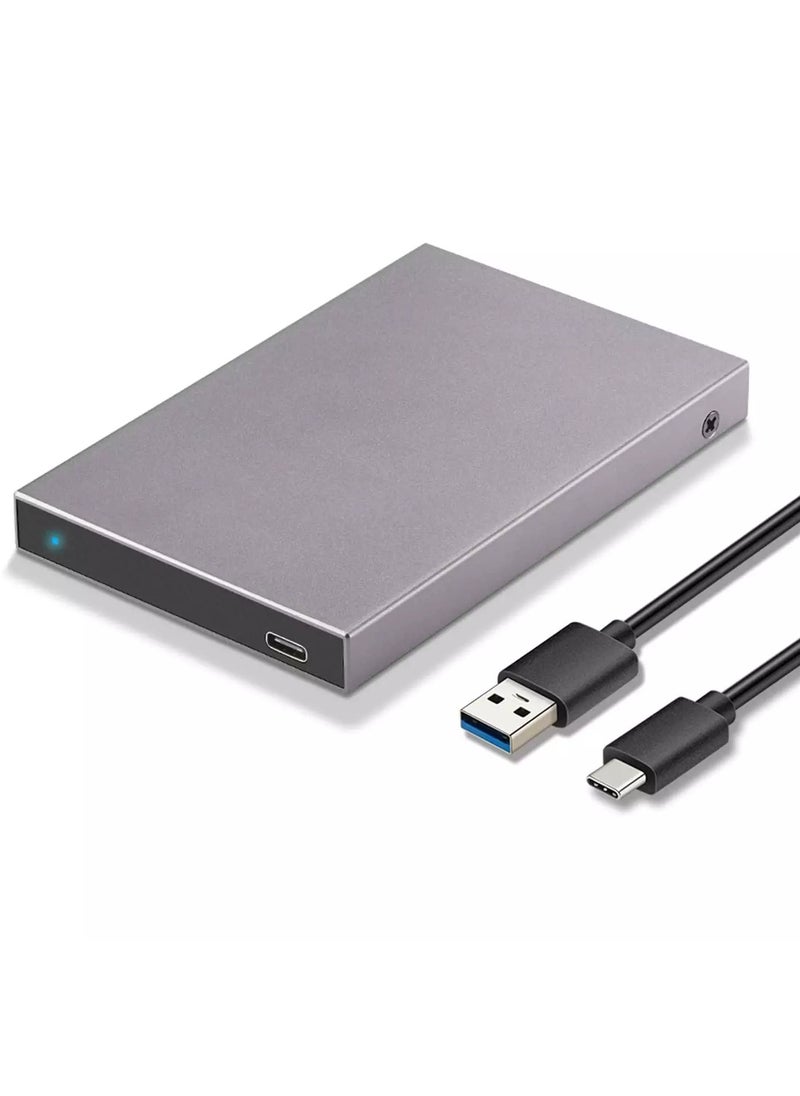 SSK HE-C600 Aluminum 2.5 Hard Drive Enclosure USB C 3.1 Gen 2 (6Gbps)  - Image 1