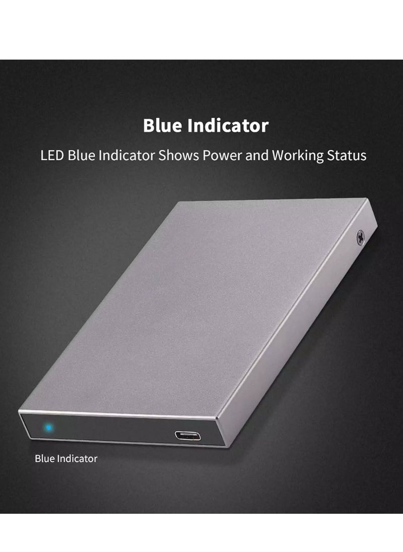 SSK HE-C600 Aluminum 2.5 Hard Drive Enclosure USB C 3.1 Gen 2 (6Gbps)  - Image 2