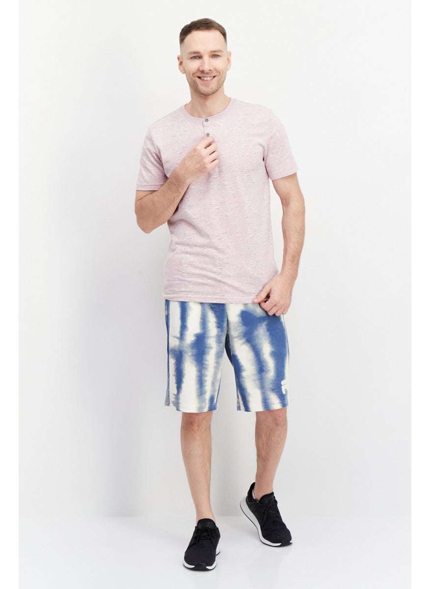 FILA Men Sportswear Fit Casares Aop Baggy Outdoor Short, Dusty Blue  - Image 2