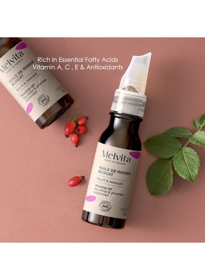 Melvita Organic Rosehip Oil 50 ml - Image 2