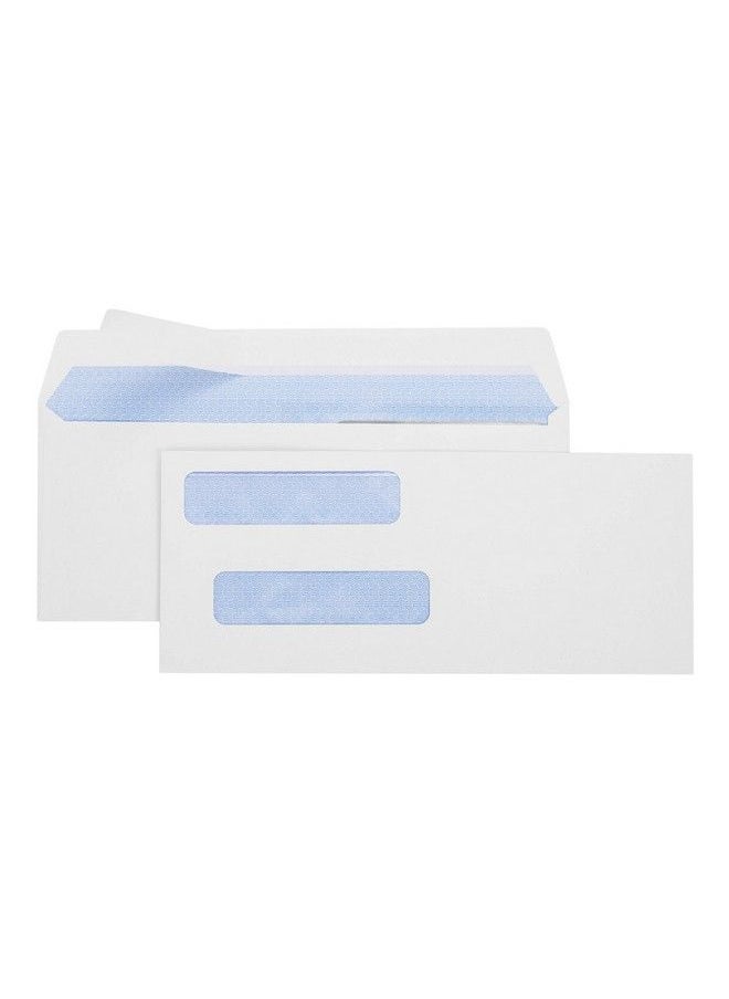Office Deed - 5008 Double Window Check Envelopes Self Seal Adhesive Tinted Security Envelopes For Quickbooks Checks Business Checks 3 5 8" X 8 11 16" (Not For Invoices) - Image 1