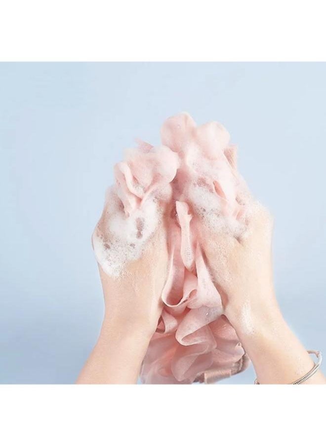 EasyLife Set of Bath Exfoliating Glove, Loofah and Washcloth, Minimalist Fiber Bath Exfoliating Tool Set For Body  - Image 4