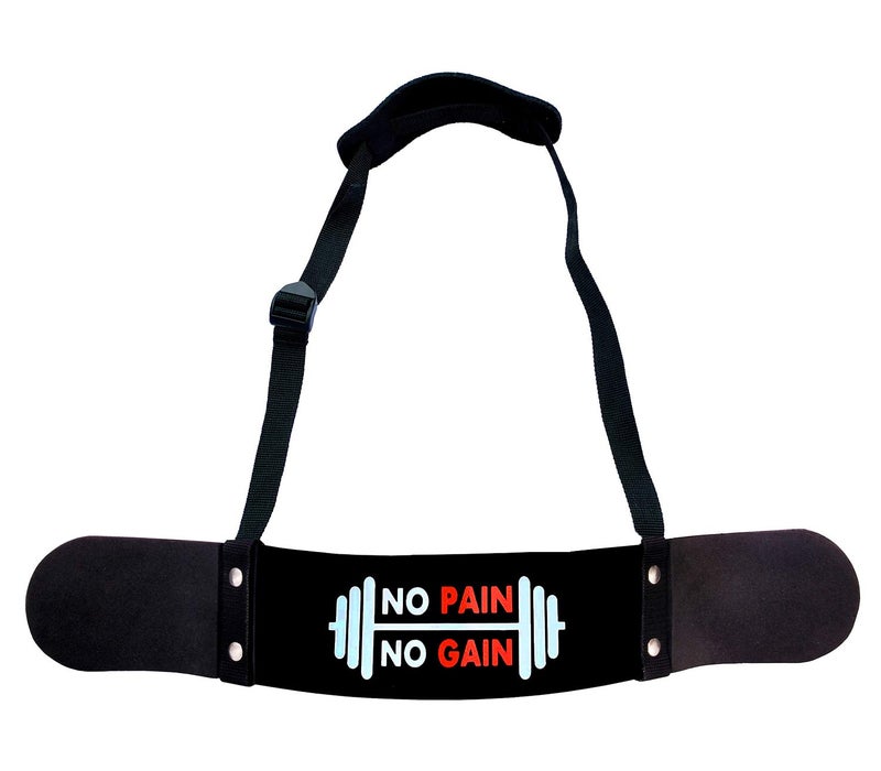 Aprodo New Arm Blaster, Biceps Muscle Workout, Heavy Duty Thick Gauge, Padded, for Men & Women (NO Pain NO GAIN) - Image 1