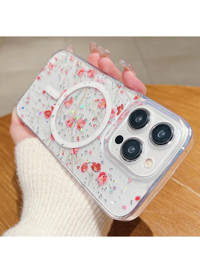 Zaboon Case For iPhone 13 Pro Spring Garden MagSafe TPU Phone Case - Image 5