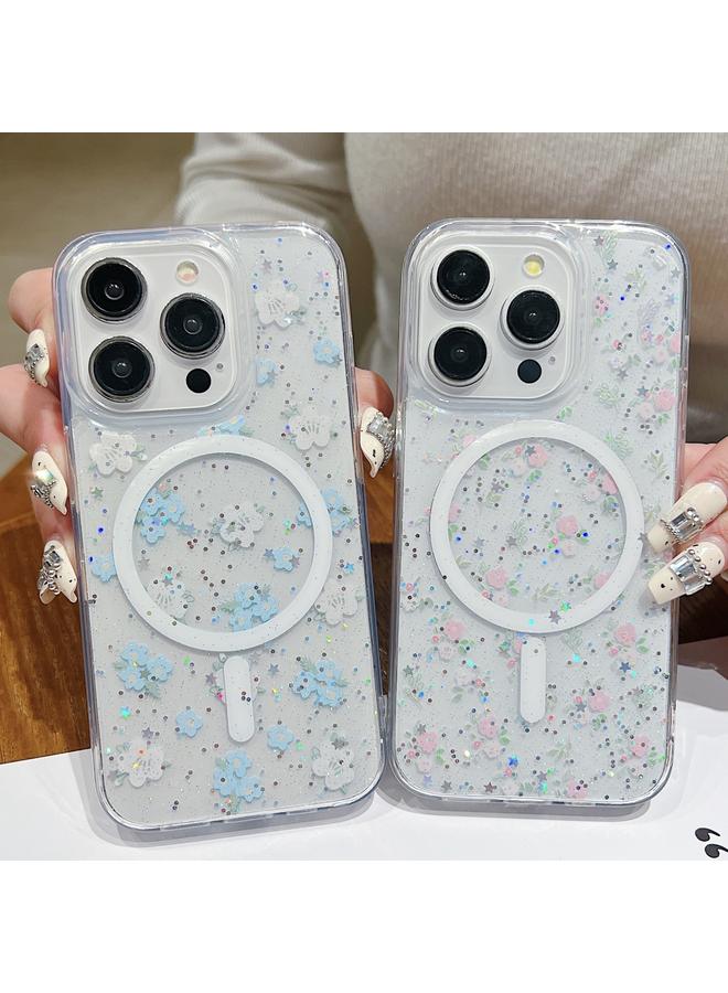 Zaboon Case For iPhone 13 Pro Spring Garden MagSafe TPU Phone Case - Image 4