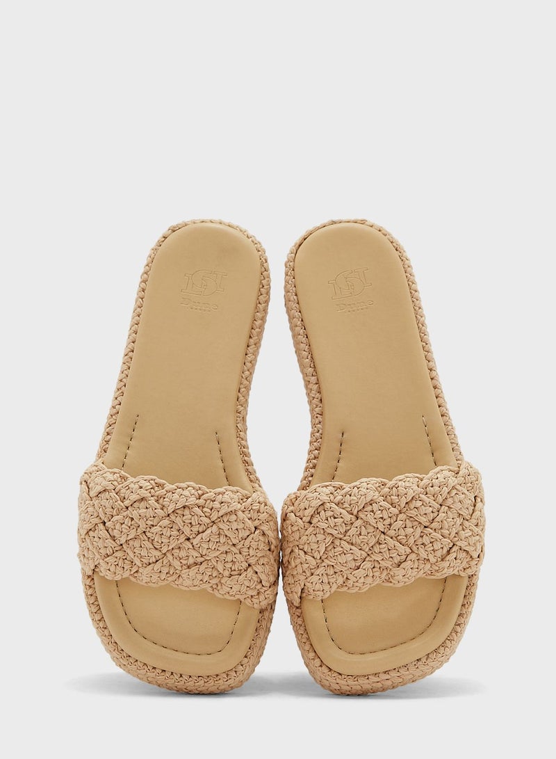 ديون لندن صندل بسير مضفر - Image 4