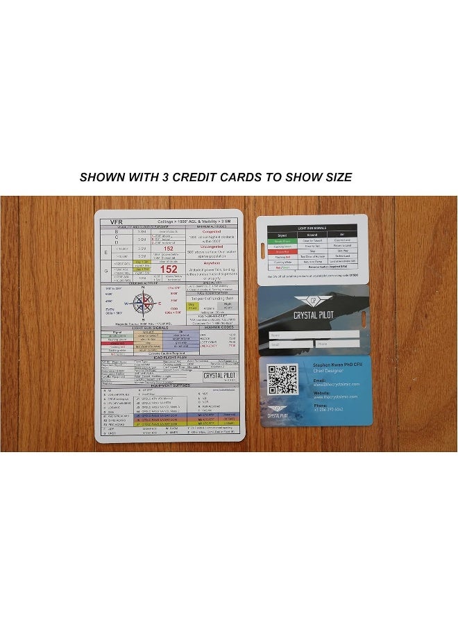Crystal Pilot Crystal Pilot VFR and IFR Placard (Medium (4.5 x 7 inches))  - Image 5