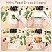 TYRY.HU TYRYHU Play Kitchen Accessories 11Pcs BPA Free Silicone Pretend Play Food SetsPlay Kitchen SetPlay Kitchen Cooking Utensils Pots PansPretend Role Play Cooking Toys Gifts for Toddlers 13Green - Image 4