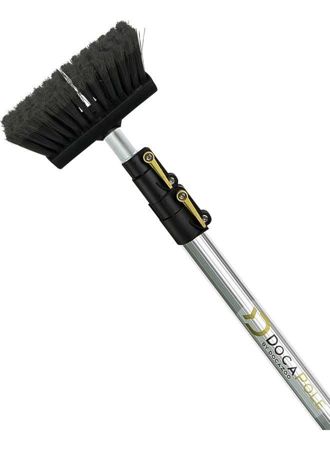 DOCAZOO DocaPole 5-12 Foot Soft Bristle Scrub Brush Extension Pole  - Image 1