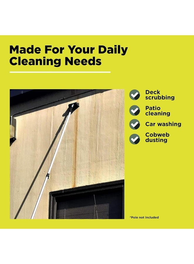DOCAZOO DocaPole 5-12 Foot Soft Bristle Scrub Brush Extension Pole  - Image 2