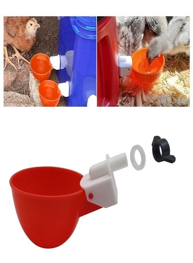 general 10 Pcs Automatic Chicken Water Bowl Poultry Automatic Waterer for Chickens, Ducks, Geese, and Pigeons - Water Feeding Equipment for Farming - Image 2