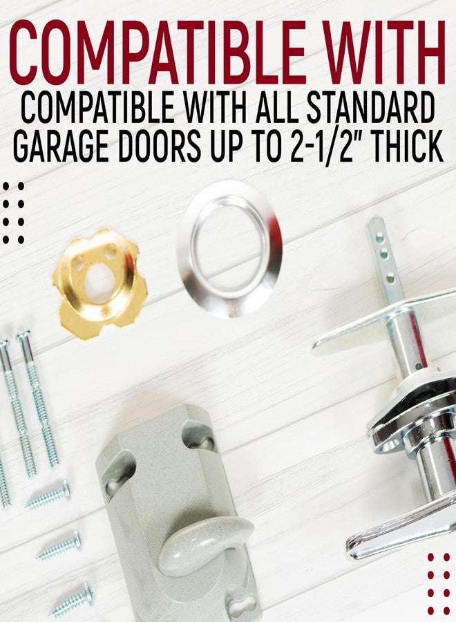 Granatan Garage Door Lock Kit, T Handle Lock Cylinder with Key, Garage Door Opener, Garage Replacement Parts - Image 4