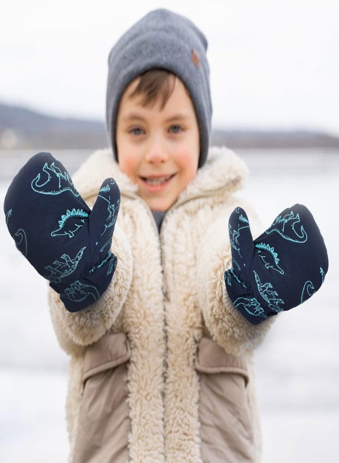 PQJSJDR Toddler Winter Gloves 0-4T Waterproof Snow Mittens Fleece-Lined Warm Toddler Gloves for Boys & Girls Non Slip Grip Easy On Off - Image 5