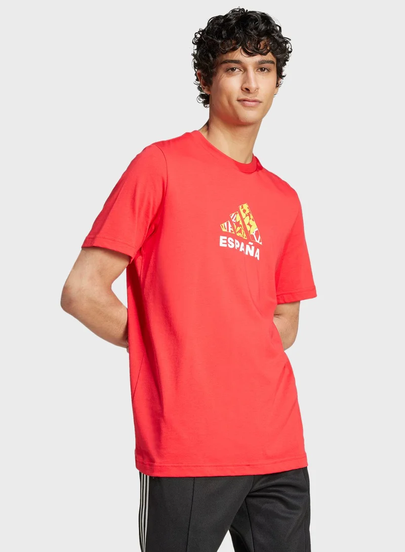 Adidas Spain Fan Graphic T-Shirt