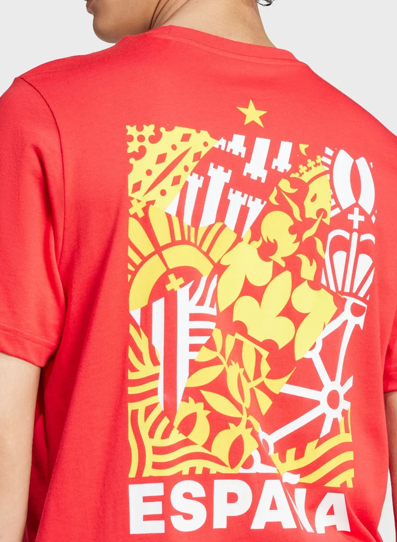 Adidas Spain Fan Graphic T-Shirt