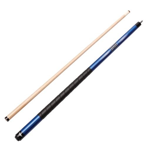 Viper by GLD Products Viper Revolution Sure Grip Pro 58 Inch 2 Piece Pool Cue Stick for Adults, Maple Wood Billiard Cue with Rubber Wrap and Le Pro Leather Tip, 20 oz, Blue - Image 1