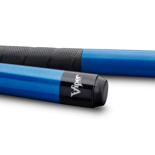 Viper by GLD Products Viper Revolution Sure Grip Pro 58 Inch 2 Piece Pool Cue Stick for Adults, Maple Wood Billiard Cue with Rubber Wrap and Le Pro Leather Tip, 20 oz, Blue - Image 5