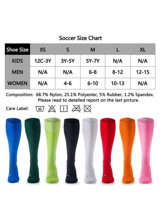 سي إس سيلر سبورت جوارب سيلرسبورت لكرة القدم والبيسبول والكرة اللينة، للأطفال والشباب والبالغين، جوارب طويلة حتى الركبة مع وسادة، لون أسود (عبوة من قطعتين)، مقاس متوسط - Image 2