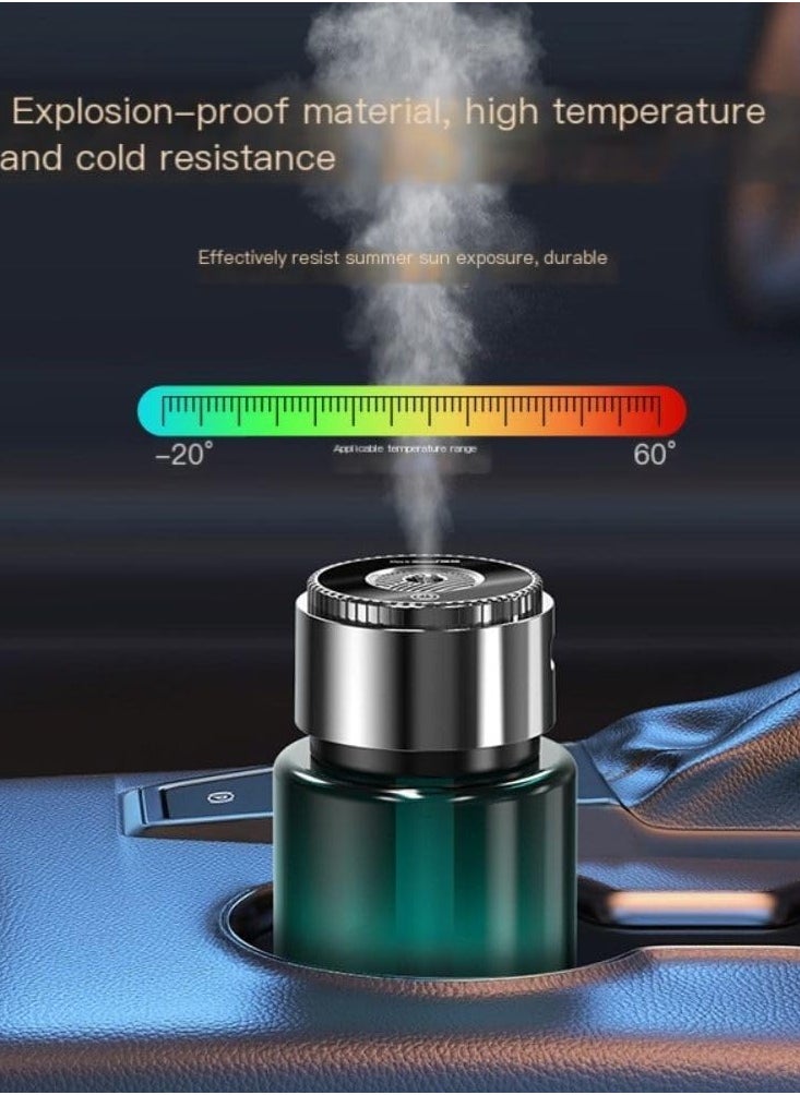 ELTRAZONE Car Air Humidifier Air Freshener This versatile humidifier is ideal for cars, offices, and bedrooms, adding a touch of beauty to any space. Fragrance Oil (Green, 160ml, French Spice)  - Image 2