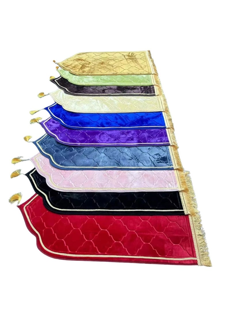 المنزل الذكي سجادة صلاة منزلية ذكية حديثة مريحة بألوان متنوعة للمنزل والسفر، مخمل ناعم غير قابل للانزلاق وجودة ممتازة، مقاس 70×110 سم - Image 1