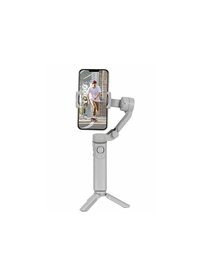 PADOM Padom F5 Mobile Intelligent Gimbal، محور هاتف ثلاثي المحاور، محمول وقابل للطي، Android وiPhone Gimbal مع ShotGuides، Gimbal للهواتف الذكية، مثبت تسجيل الفيديو، مقاطع فيديو YouTube وTikTok  - Image 1
