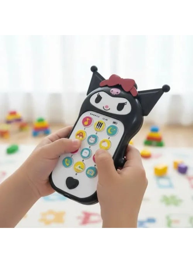 Kuromi Kids Phone | Kuromi Toy Phone | Kuromi Mobile Toy | Kuromi Phone Toy | Kuromi Electronic Phone | Kuromi Music Phone | Kuromi Learning Phone | Kuromi Educational Phone | Kuromi Interactive Phone | Kuromi Light Up Phone | Kuromi Sound Phone | Kuromi Musical Phone | Kuromi 4 in 1 Phone | Kuromi 4 in 1 Toy | Kuromi Electronic Toy | Kuromi Educational Toy | Kuromi Interactive Toy | Sanrio Kuromi Toy | Kuromi Character Toy | Kids Toy Phone | Children's Toy Phone | Musical Toy Phone | Light Up Toy Phone | Interactive Toy Phone | Educational Toy for Kids | Electronic Toy for Kids | Learning Toy for Toddlers | Preschool Learning Toy | Kids Mobile Phone Toy | Pretend Play Phone | Kids Role Play Toy | Toddler Phone Toy | Baby Learning Phone | Gift for Kids | Gift for Girls | Gift for Boys | Portable Kids Toy | Light and Sound Toy | Early Learning Toy | Kids Musical Toy - Image 2