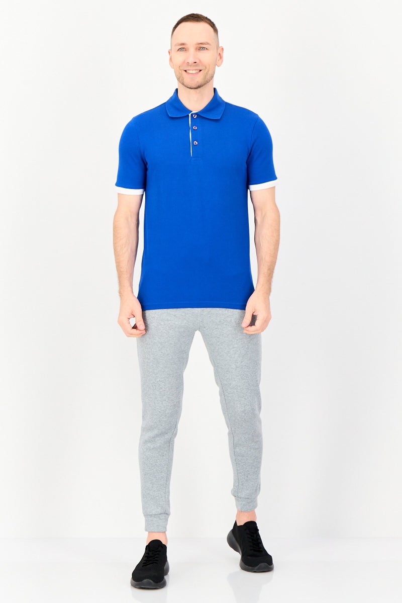 PUMA Men Sportswear Fit Short Sleeve Outdoor Polo Shirt, Royal Blue - Image 2