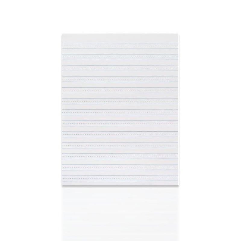 School Smart Skip-A-Line Filler Paper, Un-punched, No Margin, 8 x 10-1/2 Inches, 200 Sheets, White - 087152 - Image 5