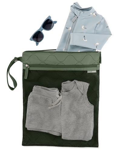 Skip Hop Waterproof Wet Dry Bag Grab Go Sage - Image 3