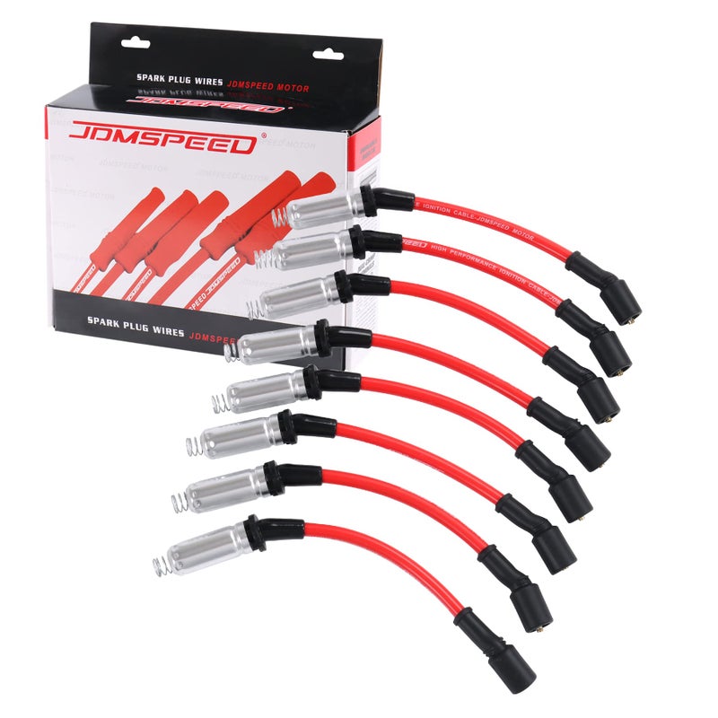 JDMSPEED High Performance Spark Plug Ignition Wire for 2000-2009 Chevy GMC V8 - Image 1