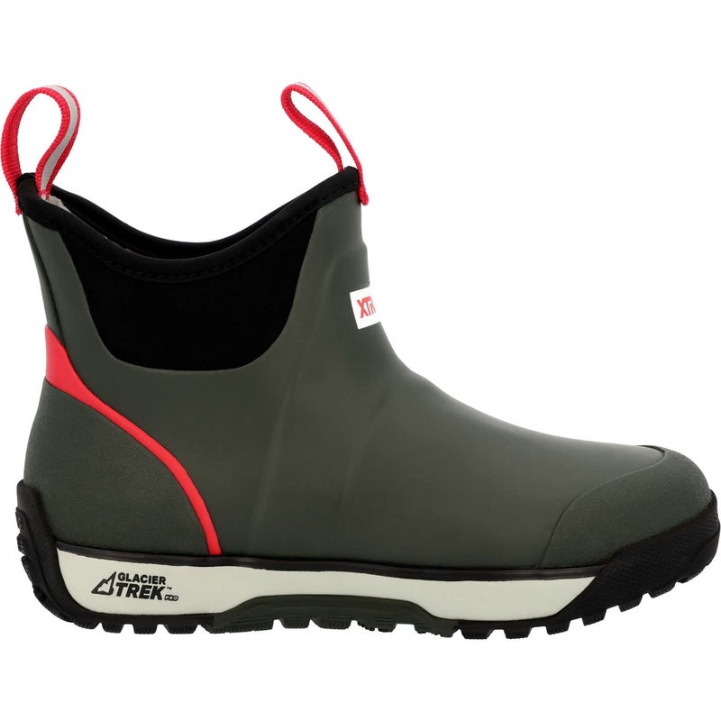 Xtratuf Women's Ice 6 Inch Rubber Ankle Deck Boot, Green, Size 7 - Image 1