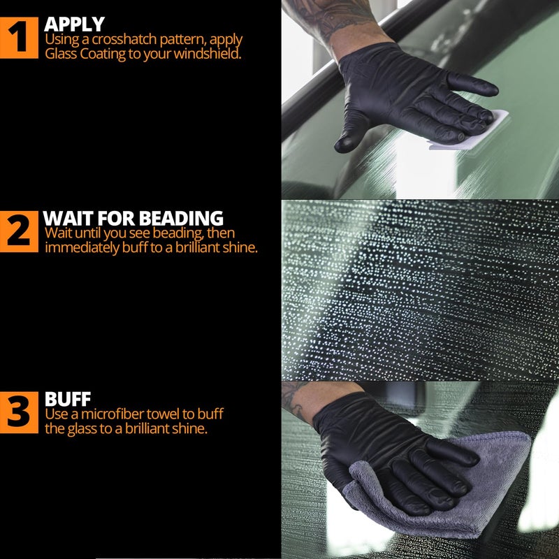 CERAKOTE ® Ceramic Glass Coat Protectant - Hydrophobic Automotive Rain Repellant, Long-Lasting and Durable Ceramic Coating, Quick and Easy Application - Image 3