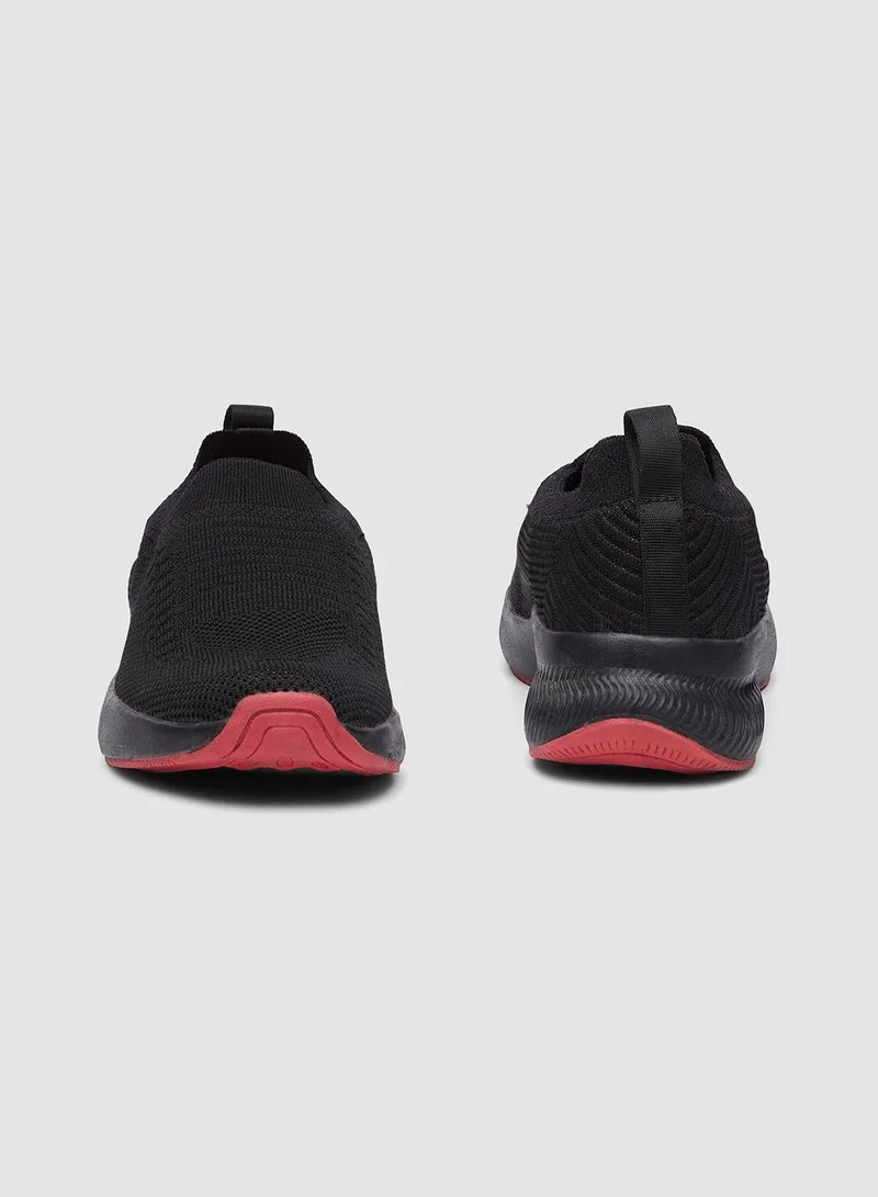 CAMPUS Blk/Rani Women's Black Slip On Shoes - Lightweight Shoes, Minimalist Designed for Elegance for Women | Best Price UAE