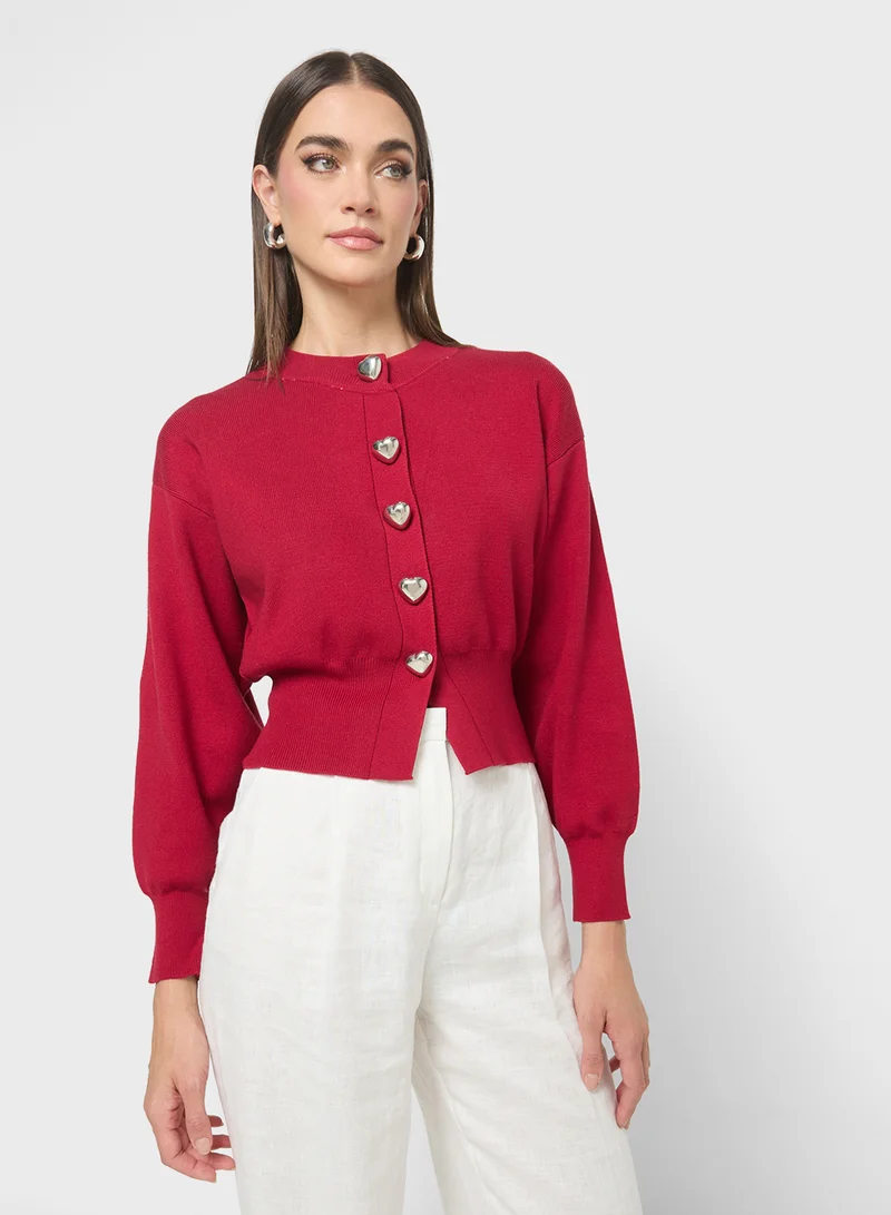 ايلا Button Down Cardigan