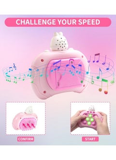 Generic Kids Fidget Toys, Fast Push Light Up Bubble Game, Quick Push Game Toy, Kids Road Trip Essentials, Sensory Travel Toys Birthday Gifts for Boys Girls Teens Adults, Rabbit  - Image 4