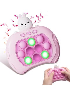 Generic Kids Fidget Toys, Fast Push Light Up Bubble Game, Quick Push Game Toy, Kids Road Trip Essentials, Sensory Travel Toys Birthday Gifts for Boys Girls Teens Adults, Rabbit  - Image 1