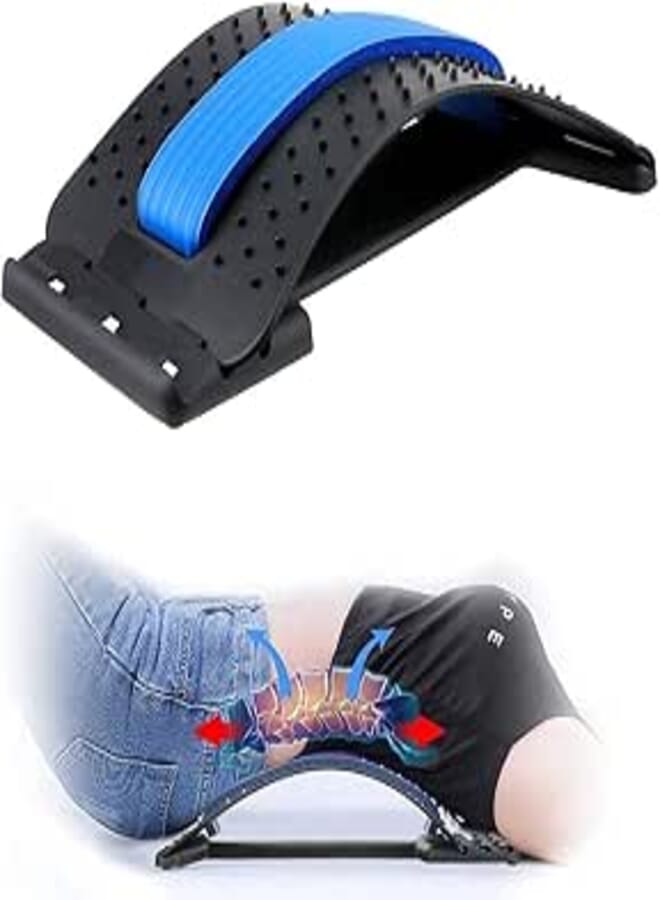 Back Stretcher-Lower and Upper Back Pain Relief,Lumbar Support Posture Corrector, Back Support for Office Chair