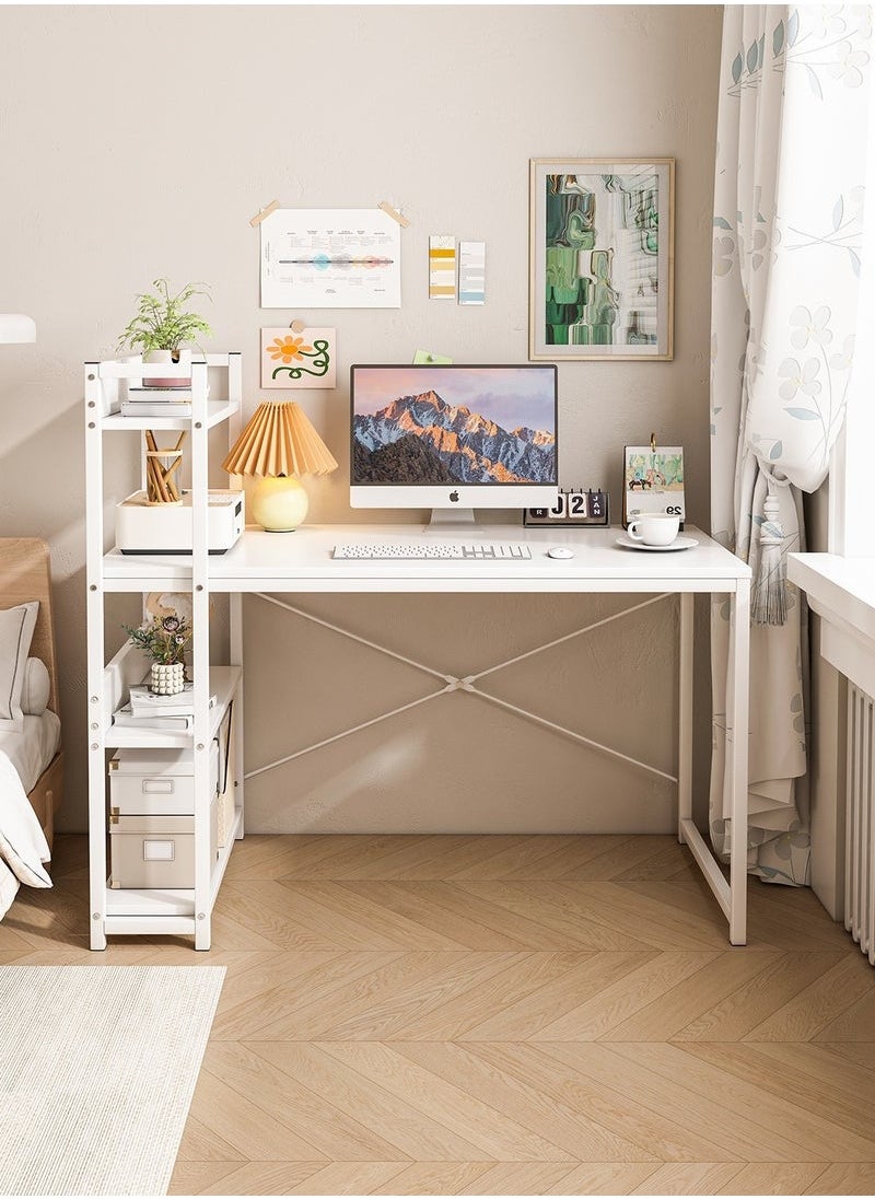 Stubborn Home Table with Storage Shelves Modern Simple Study Writing Table PC Desks 120×55×72cm  - Image 5